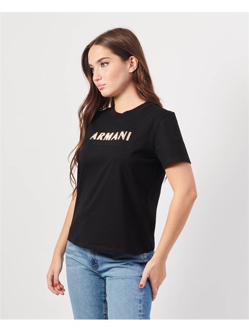 Armani Exchange t-shirt à col rond en coton ARMANI EXCHANGE | 6DYT36-YJ7VZ1200